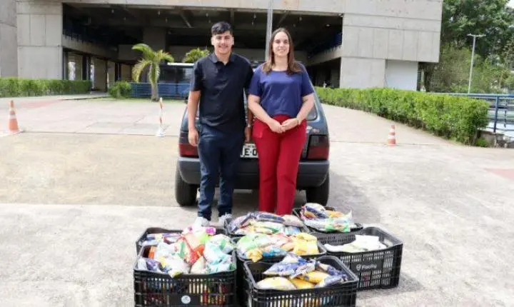 Fundo Social recebe doação de 300 quilos de alimentos da Ordem DeMolay em Suzano